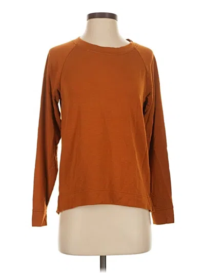 Pre-owned Lou & Grey Pullover Sweater In Orange