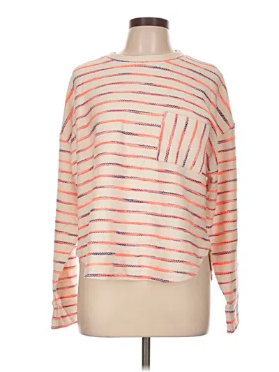 Pre-owned Lou & Grey Pullover Sweater In Orange