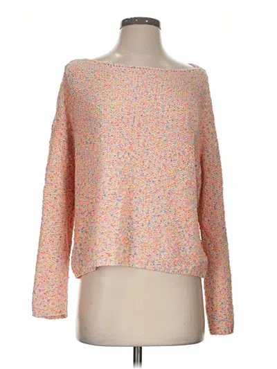 Pre-owned Lou & Grey Pullover Sweater In Orange