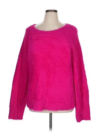 Pre-owned Lou & Grey Pullover Sweater In Pink