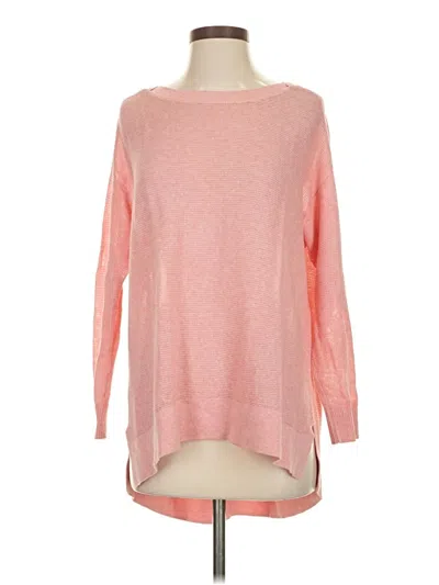Pre-owned Lou & Grey Pullover Sweater In Pink