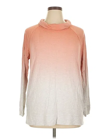 Pre-owned Lou & Grey Pullover Sweater In Pink