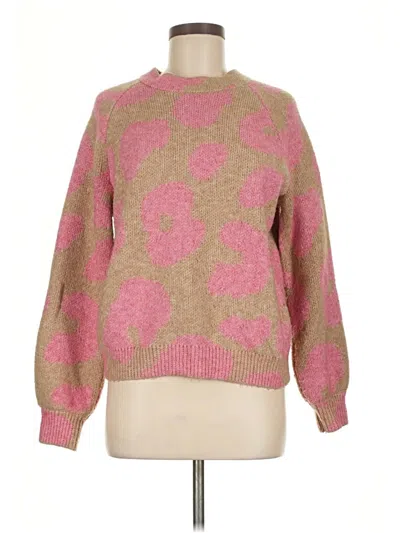 Pre-owned Lou & Grey Pullover Sweater In Pink