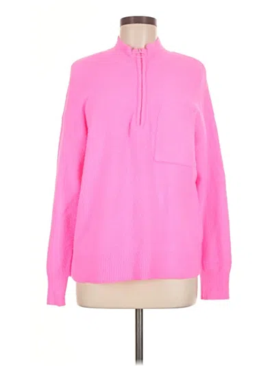 Pre-owned Lou & Grey Pullover Sweater In Pink