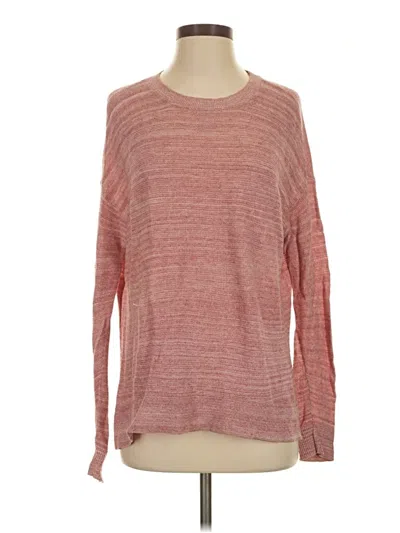 Pre-owned Lou & Grey Pullover Sweater In Pink