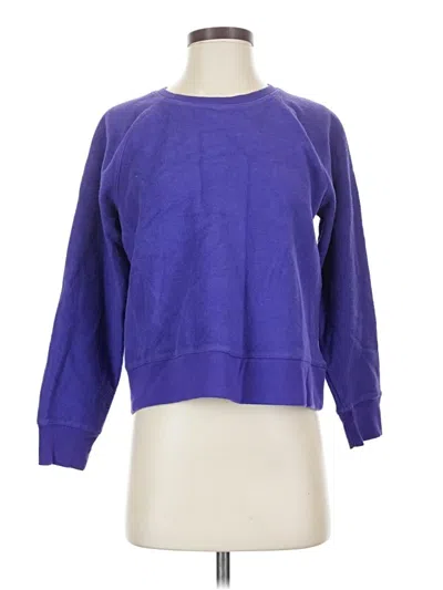 Pre-owned Lou & Grey Pullover Sweater In Purple