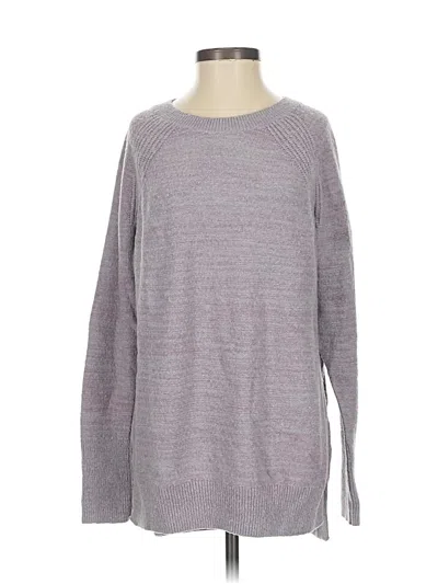 Pre-owned Lou & Grey Pullover Sweater In Purple
