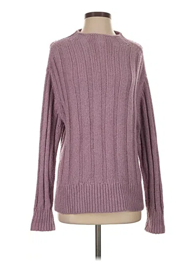 Pre-owned Lou & Grey Pullover Sweater In Purple