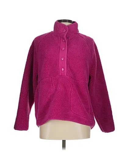 Pre-owned Lou & Grey Pullover Sweater In Purple