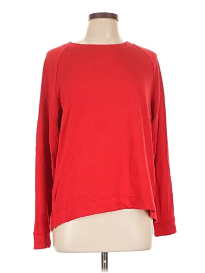 Pre-owned Lou & Grey Pullover Sweater In Red
