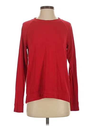 Pre-owned Lou & Grey Pullover Sweater In Red