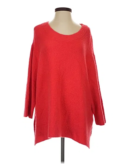 Pre-owned Lou & Grey Pullover Sweater In Red