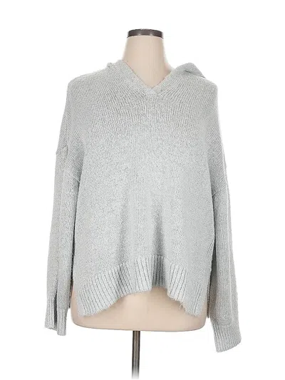 Pre-owned Lou & Grey Pullover Sweater In Silver