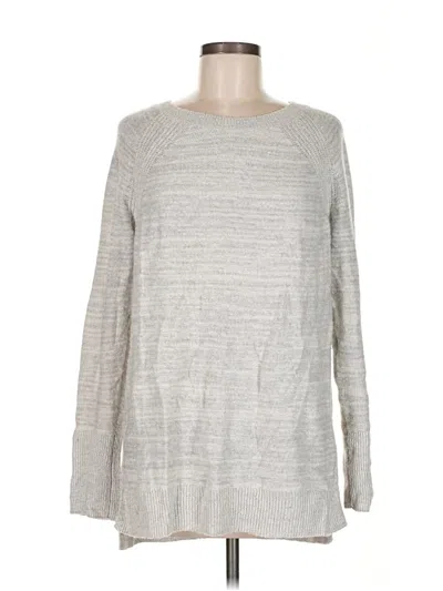 Pre-owned Lou & Grey Pullover Sweater In Silver