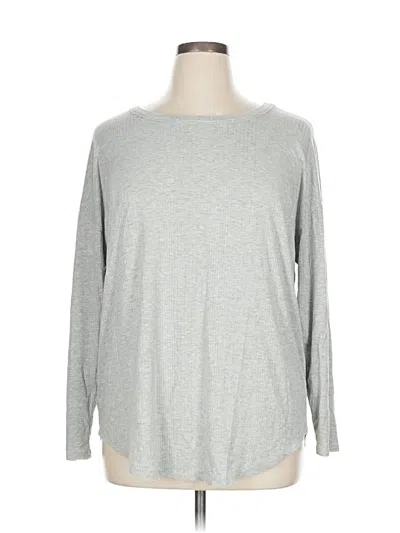 Pre-owned Lou & Grey Pullover Sweater In Silver
