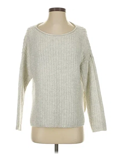 Pre-owned Lou & Grey Pullover Sweater In Silver
