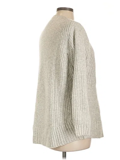 Pre-owned Lou & Grey Pullover Sweater In Silver