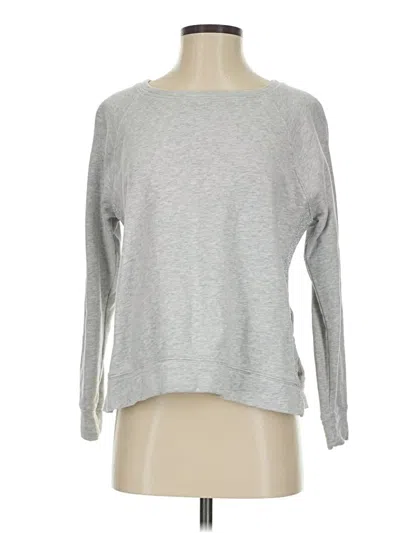 Pre-owned Lou & Grey Pullover Sweater In Silver