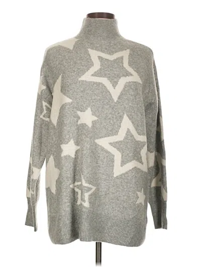 Pre-owned Lou & Grey Pullover Sweater In Silver