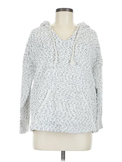 Pre-owned Lou & Grey Pullover Sweater In Silver