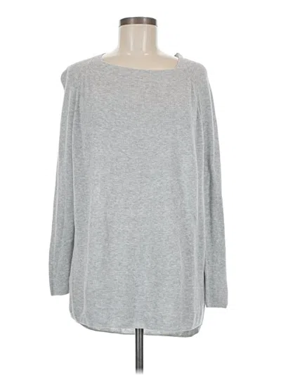 Pre-owned Lou & Grey Pullover Sweater In Silver