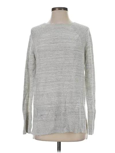 Pre-owned Lou & Grey Pullover Sweater In Silver