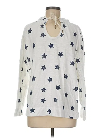 Pre-owned Lou & Grey Pullover Sweater In Silver