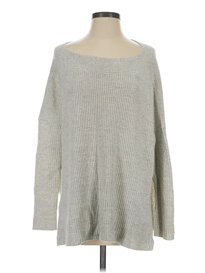 Pre-owned Lou & Grey Pullover Sweater In Silver