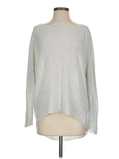 Pre-owned Lou & Grey Pullover Sweater In Silver