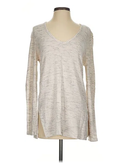 Pre-owned Lou & Grey Pullover Sweater In Silver