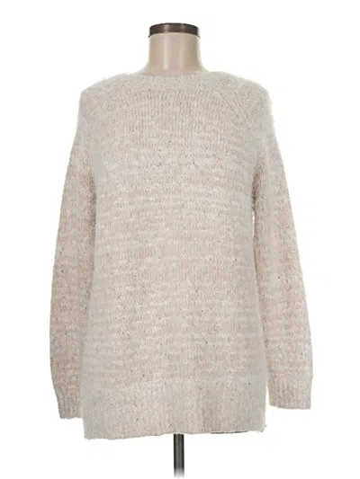 Pre-owned Lou & Grey Pullover Sweater In Silver