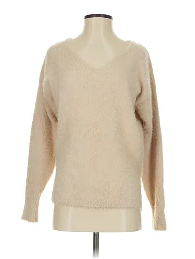 Pre-owned Lou & Grey Pullover Sweater In Tan