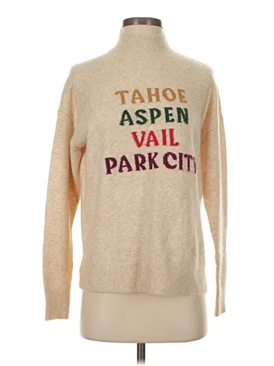 Pre-owned Lou & Grey Pullover Sweater In Tan