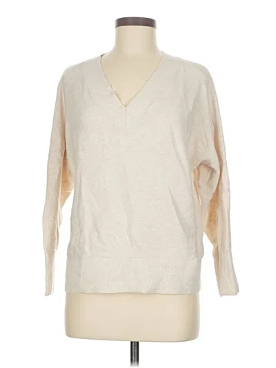 Pre-owned Lou & Grey Pullover Sweater In Tan