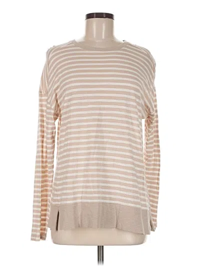 Pre-owned Lou & Grey Pullover Sweater In Tan