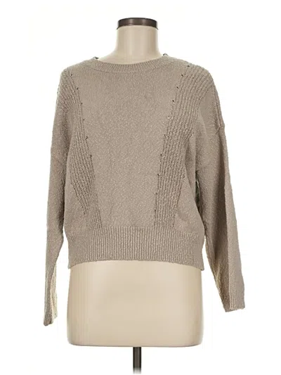 Pre-owned Lou & Grey Pullover Sweater In Tan