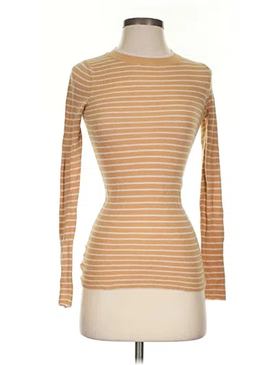 Pre-owned Lou & Grey Pullover Sweater In Tan