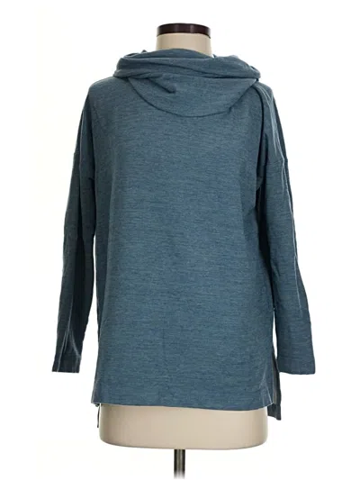 Pre-owned Lou & Grey Pullover Sweater In Teal