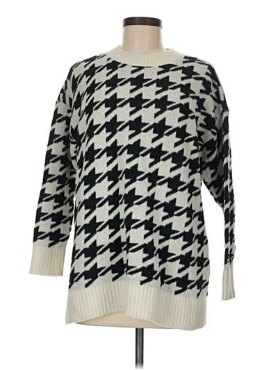 Pre-owned Lou & Grey Pullover Sweater In White