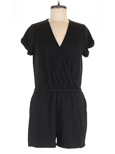 Pre-owned Lou & Grey Romper In Black
