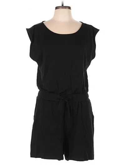 Pre-owned Lou & Grey Romper In Black