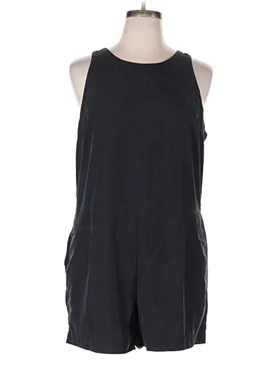 Pre-owned Lou & Grey Romper In Black