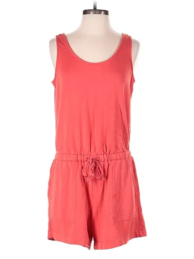 Pre-owned Lou & Grey Romper In Red