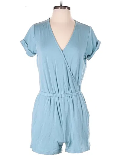 Pre-owned Lou & Grey Romper In Teal