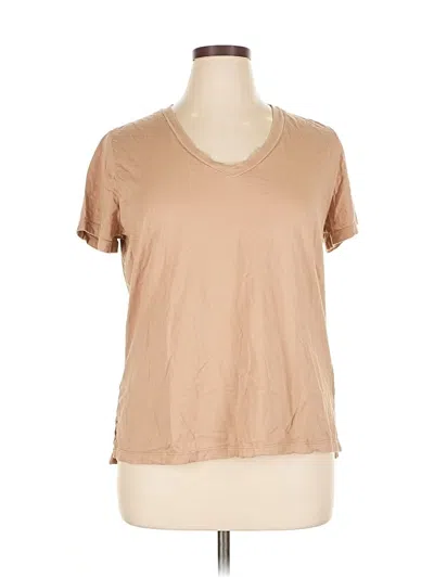 Pre-owned Lou & Grey Short Sleeve T-shirt In Brown