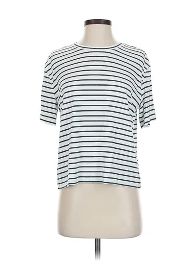 Pre-owned Lou & Grey Short Sleeve T-shirt In White