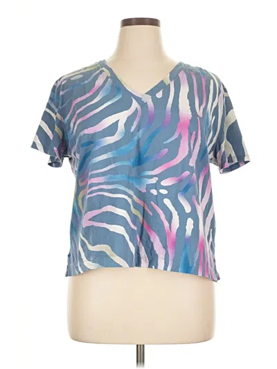 Pre-owned Lou & Grey Short Sleeve T-shirt In Blue