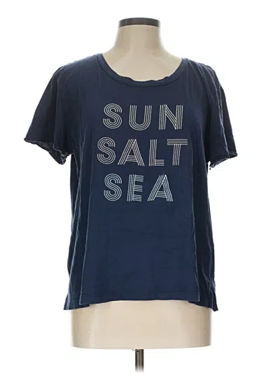 Pre-owned Lou & Grey Short Sleeve T-shirt In Blue
