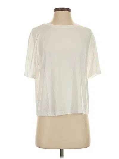 Pre-owned Lou & Grey Short Sleeve T-shirt In Ivory