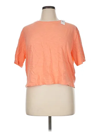 Pre-owned Lou & Grey Short Sleeve T-shirt In Orange